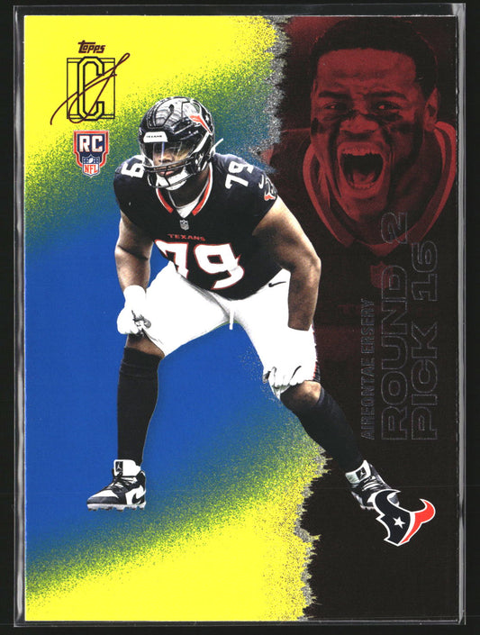 Aireontae Ersery 2025 Topps Signature Class 195 Blue & Yellow RC Texans