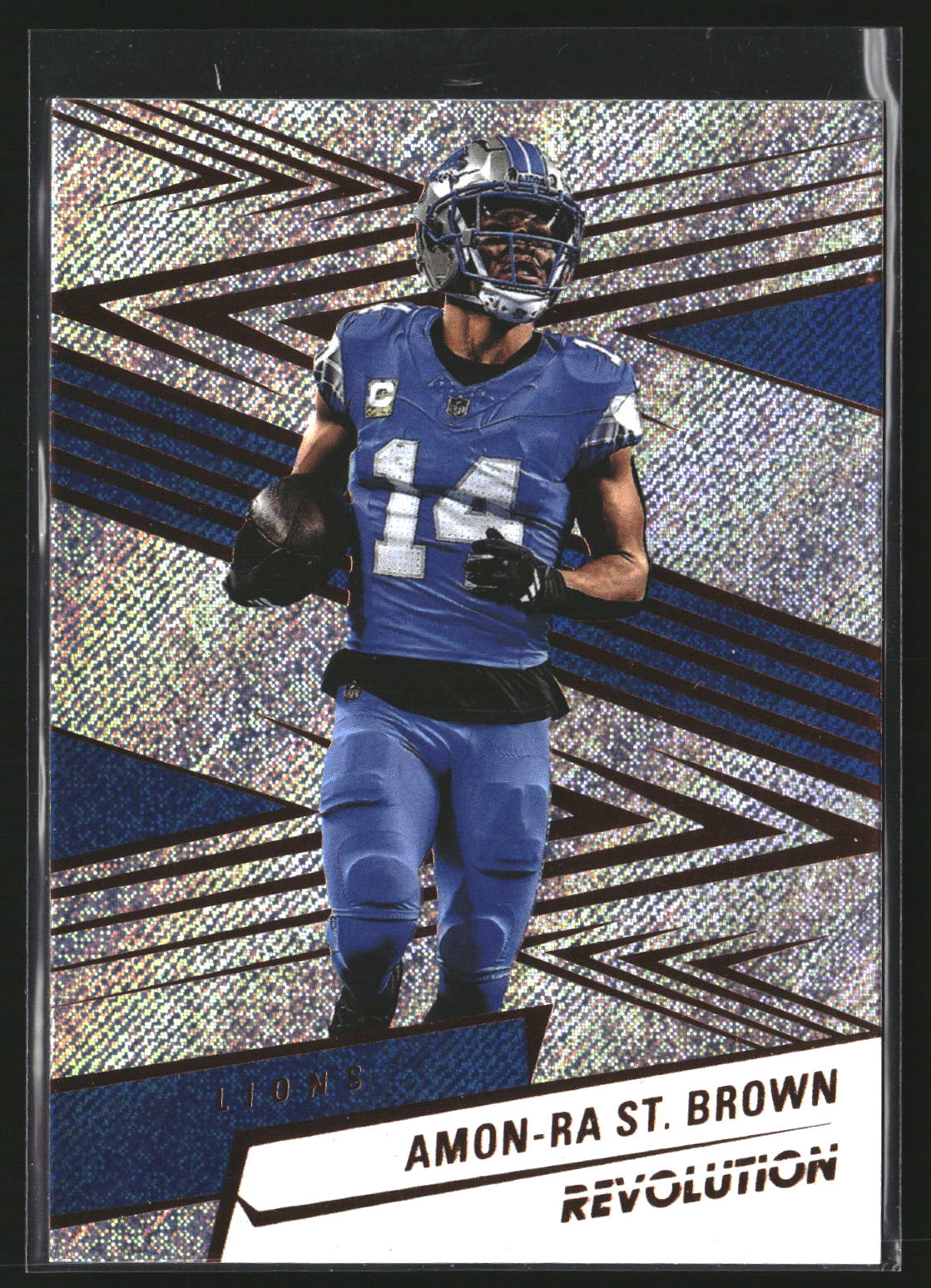 Amon-Ra St. Brown 2025 Panini Revolution 180 Detroit Lions