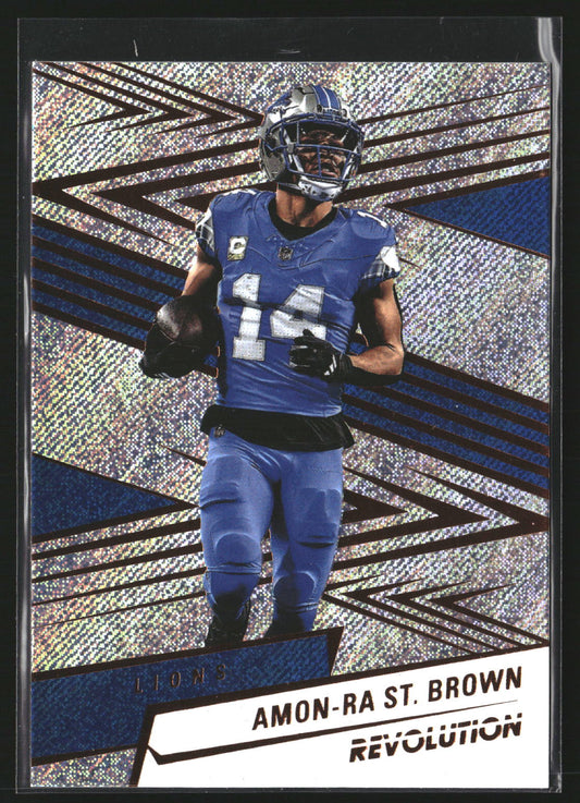 Amon-Ra St. Brown 2025 Panini Revolution 180 Detroit Lions