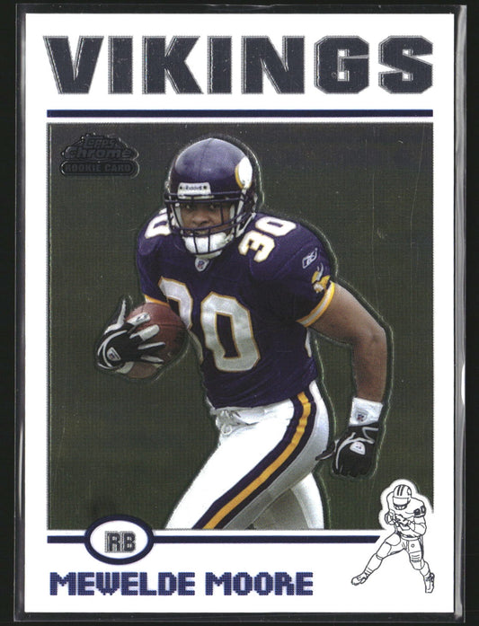 Mewelde Moore 2004 Topps Chrome 189 RC RC Minnesota Vikings