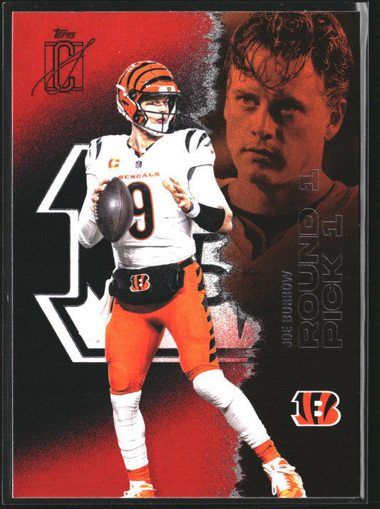 Joe Burrow 2025 Topps Signature Class 13 Red & Black Cincinnati Bengals