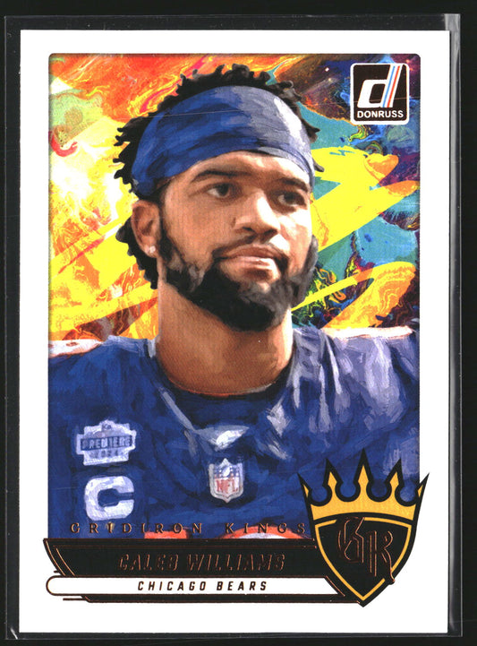 Caleb Williams 2025 Donruss GK-CWS Gridiron Kings Chicago Bears