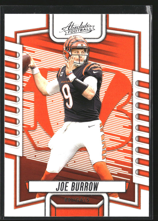 Joe Burrow 2023 Panini Absolute 11 SN, AU AU Cincinnati Bengals