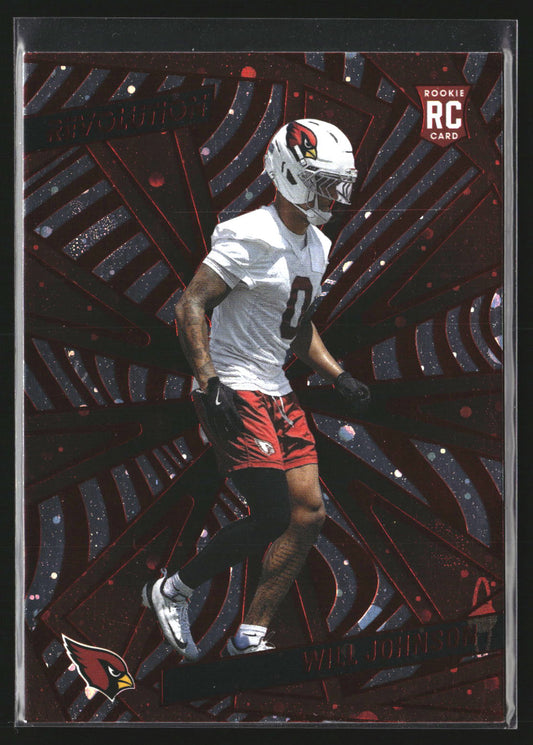 Will Johnson 2025 Panini Revolution 249 RC RC Arizona Cardinals