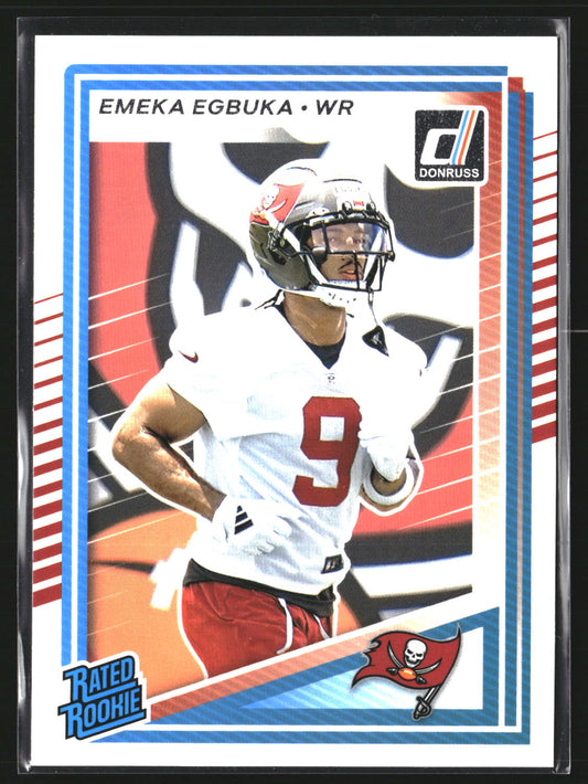 Emeka Egbuka 2025 Donruss 375 RC RC Tampa Bay Buccaneers