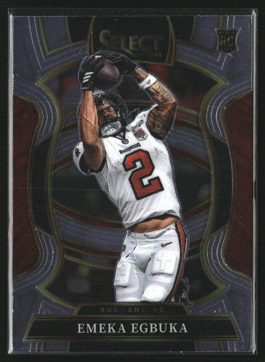 Emeka Egbuka 2025 Panini Select 37 RC RC Tampa Bay Buccaneers