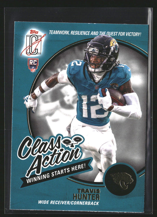 Travis Hunter 2025 Topps Signature Class CA-15 Class Action Jacksonville Jaguars