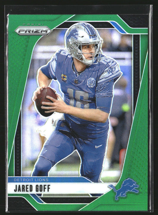 Jared Goff 2024 Panini Prizm 92 Green Detroit Lions