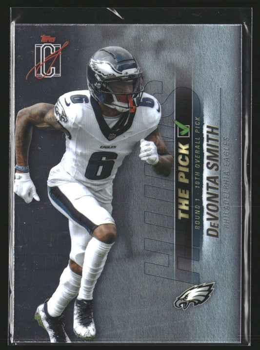 DeVonta Smith 2025 Topps Signature Class TP-25 The Pick Philadelphia Eagles