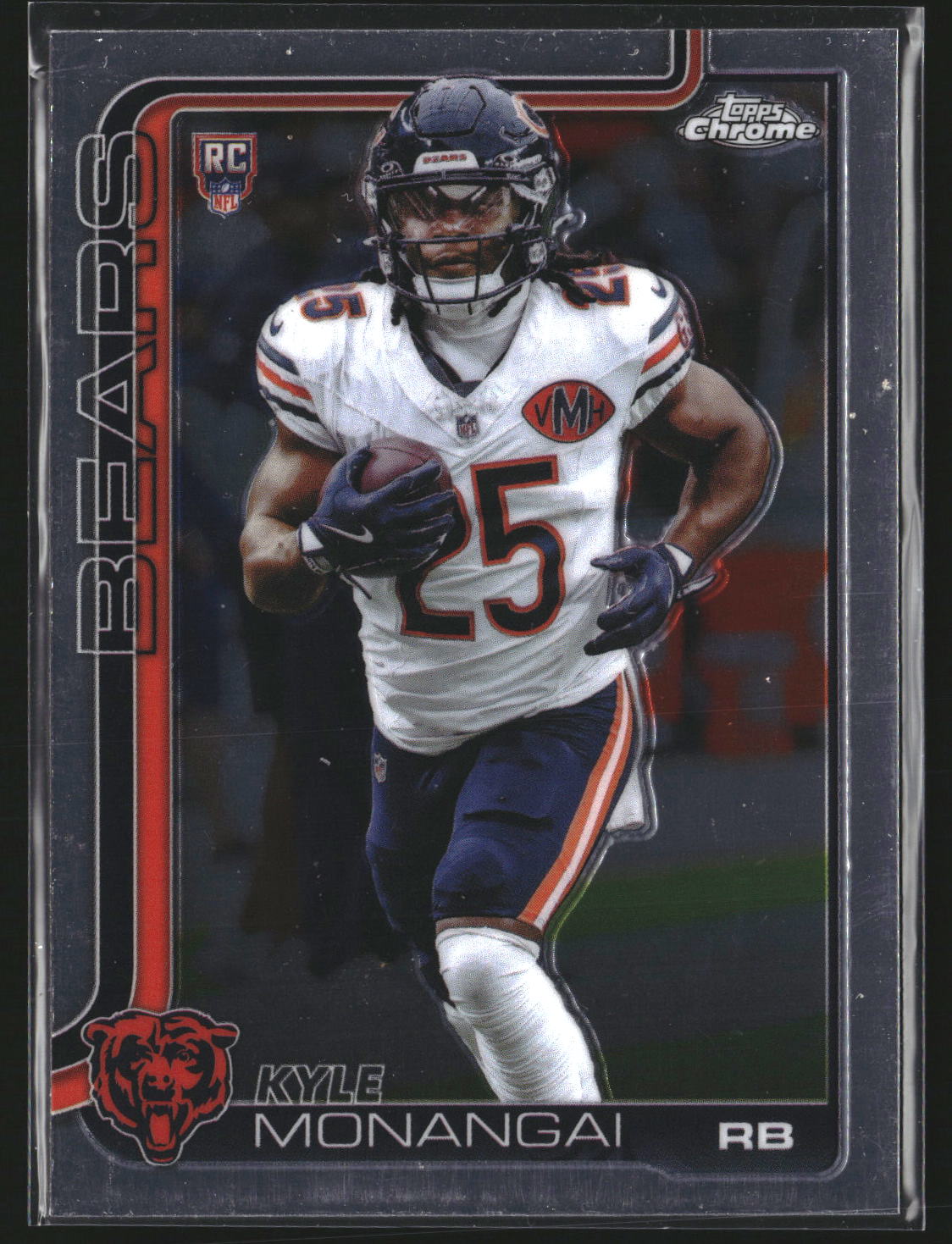 Kyle Monangai 2025 Topps Chrome 382 RC RC Chicago Bears