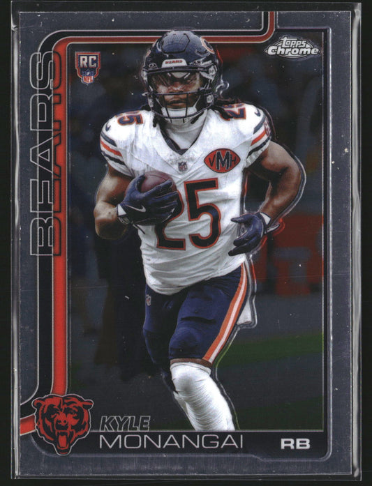 Kyle Monangai 2025 Topps Chrome 382 RC RC Chicago Bears