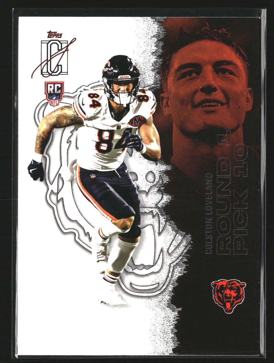 Colston Loveland 2025 Topps Signature Class 113 RC RC Chicago Bears