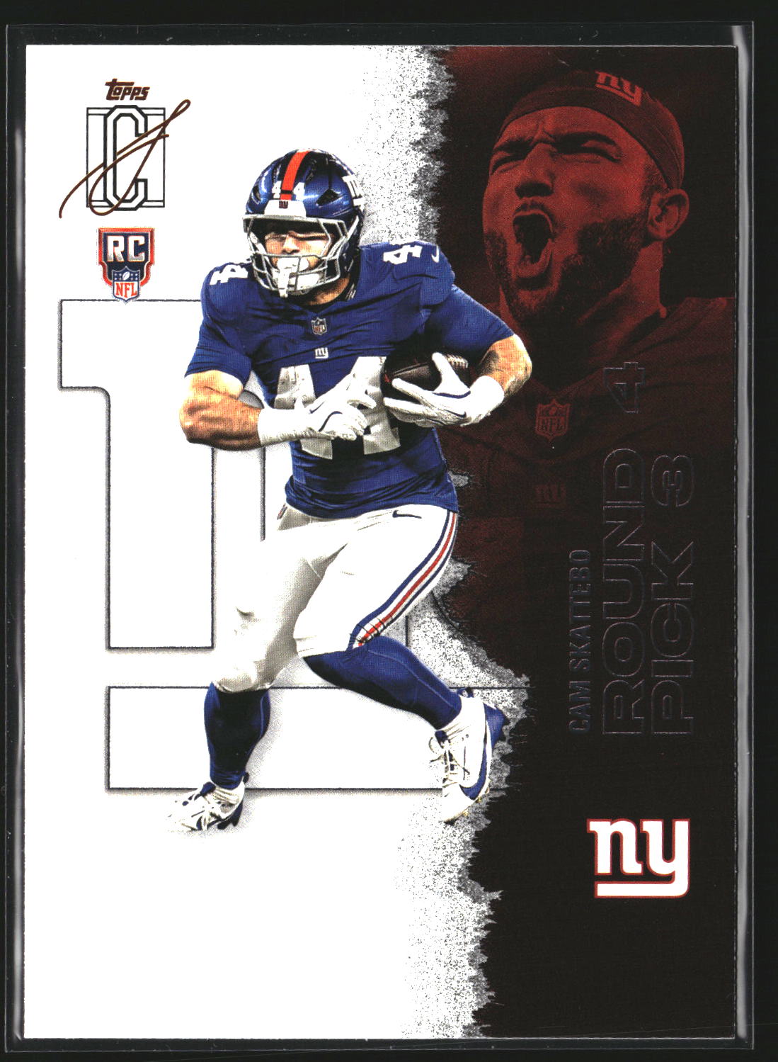 Cam Skattebo 2025 Topps Signature Class 119 RC RC New York Giants