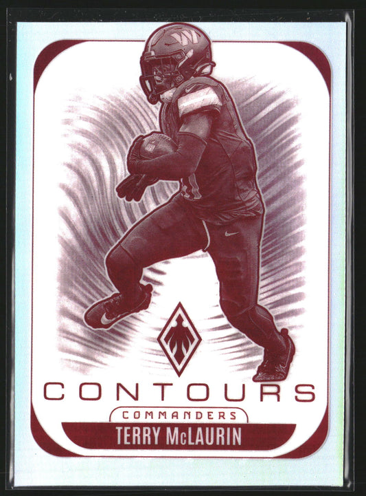 Terry McLaurin 2025 Panini Phoenix 32 Contours Washington Commanders