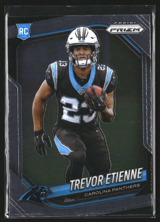 Trevor Etienne 2025 Panini Prizm 345 RC RC Carolina Panthers