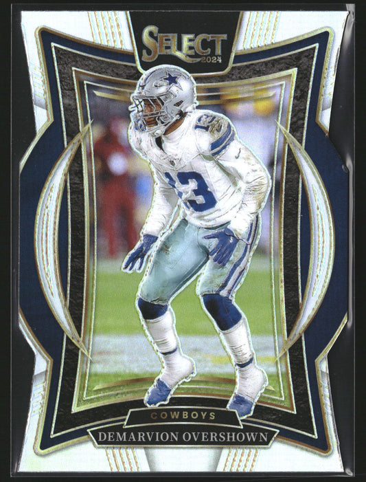 Demarvion Overshown 2024 Panini Select 48 Silver Prizm Die Cut Dallas Cowboys