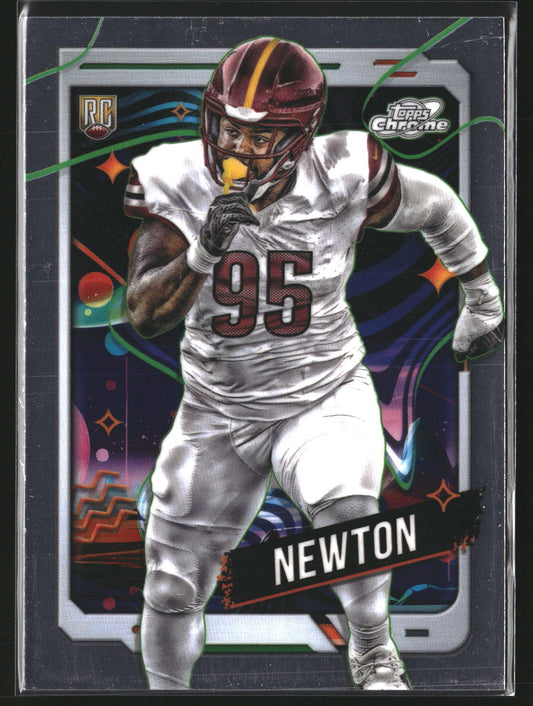 Jer'Zhan Newton 2024 Topps Chrome Cosmic 200 RC RC Washington Commanders
