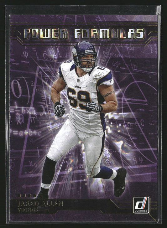 Jared Allen 2020 Donruss PF-JA Power Formulas Minnesota Vikings