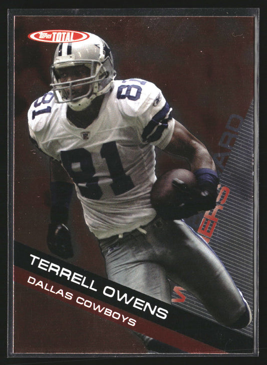 Terrell Owens 2007 Topps Total AW6 Award Winners Dallas Cowboys