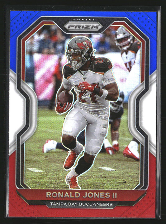 Ronald Jones II 2020 Panini Prizm 257 Prizm Red White and Blue Buccaneers