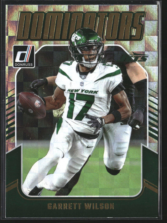 Garrett Wilson 2024 Donruss 22 Dominators New York Jets