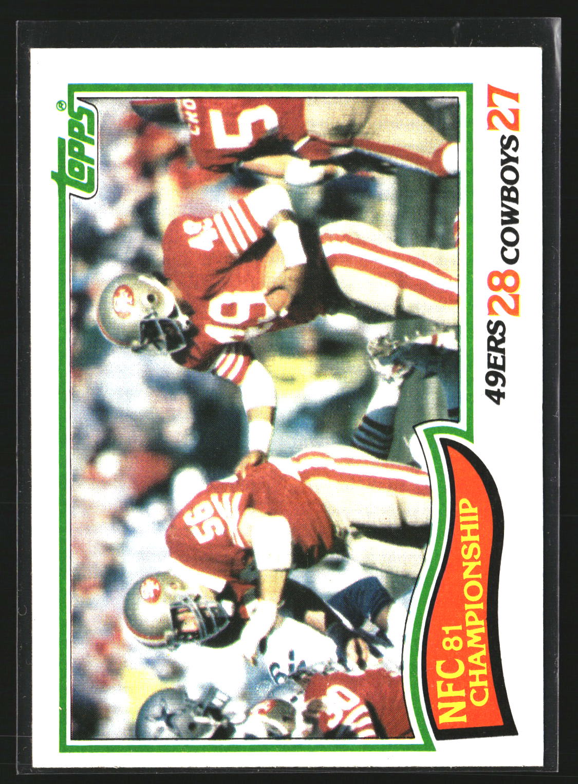 1981 NFC Championship 1982 Topps 8