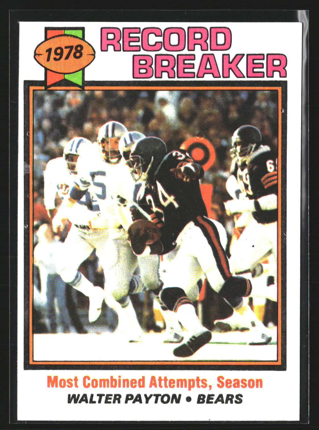 Walter Payton 1979 Topps 335 Chicago Bears