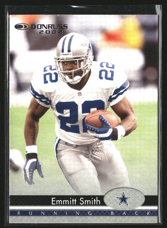 Emmitt Smith 2002 Donruss 52 Dallas Cowboys