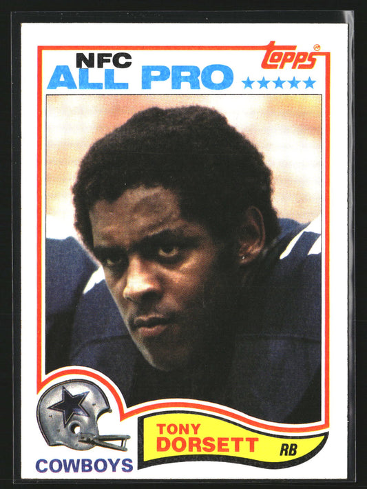 Tony Dorsett 1982 Topps 311 Dallas Cowboys