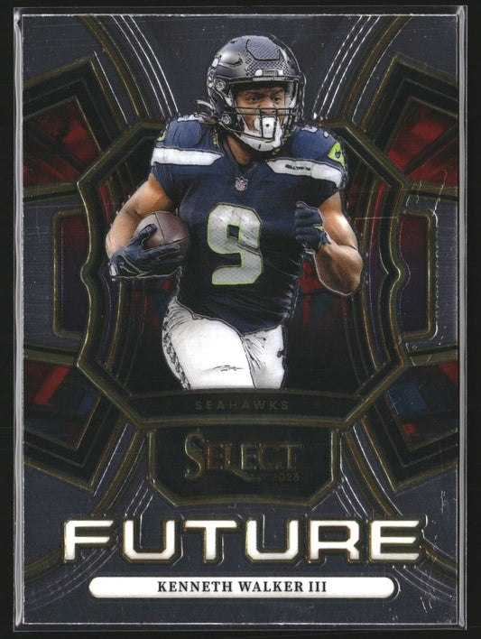Kenneth Walker III 2023 Panini Select FUT-KWA Future Seattle Seahawks