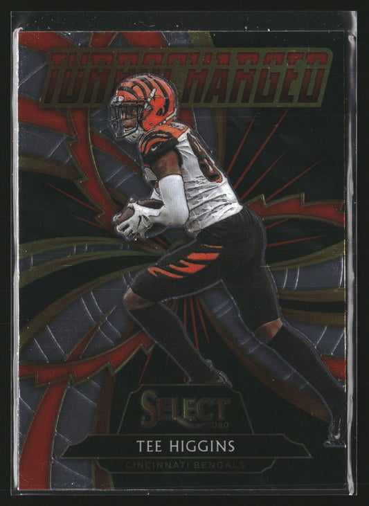 Tee Higgins 2020 Panini Select T23 Turbocharged Cincinnati Bengals