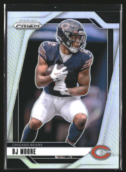 DJ Moore 2024 Panini Prizm 48 Silver Chicago Bears