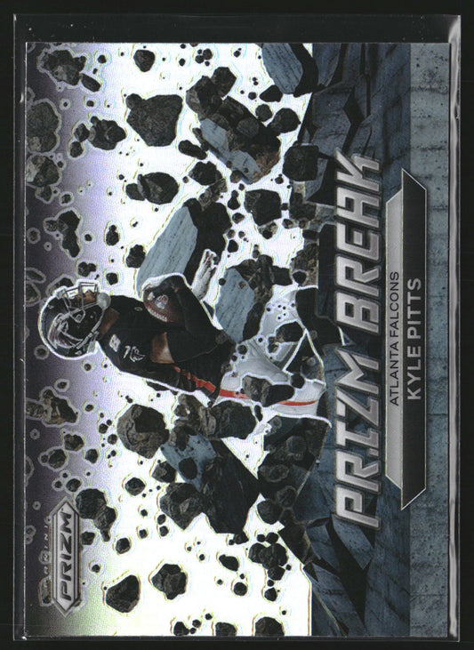 Kyle Pitts 2022 Panini Prizm PB-4 Prizm Break Prizm Silver Atlanta Falcons