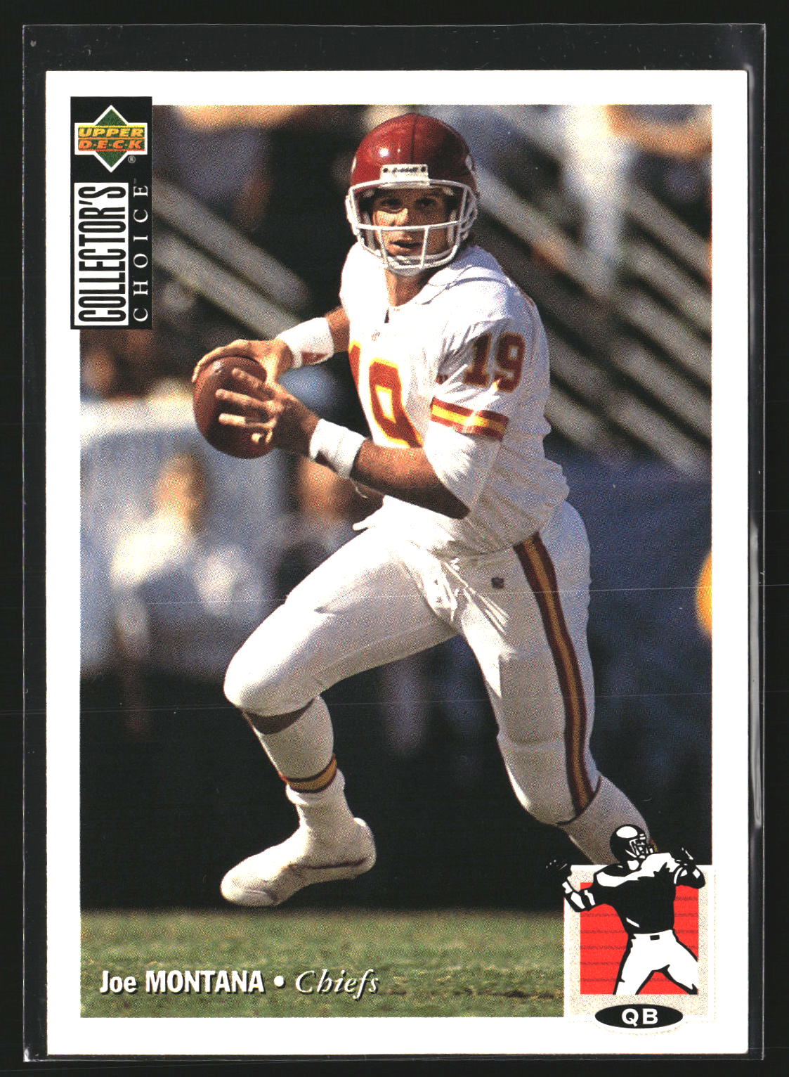 Joe Montana 1994 Collector's Choice 70 Kansas City Chiefs