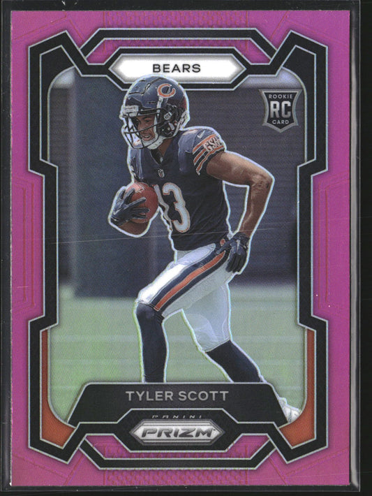 Tyler Scott 2023 Panini Prizm 315 Pink Chicago Bears