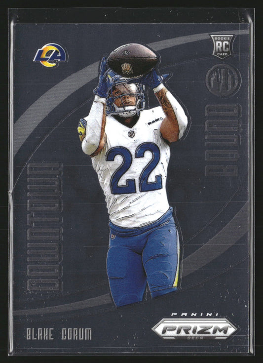 Blake Corum 2024 Panini Prizm Deca 15 Downtown Bound Los Angeles Rams