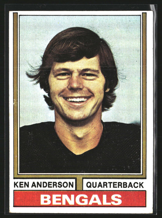 Ken Anderson 1974 Topps 401 Cincinnati Bengals