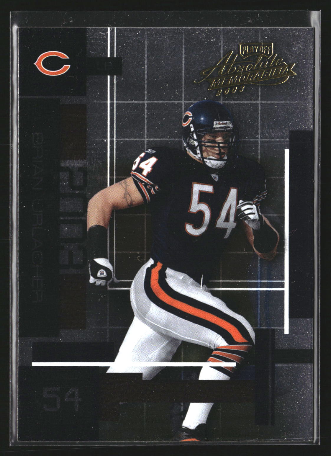 Brian Urlacher 2003 Playoff Absolute Memorabilia 62 Chicago Bears
