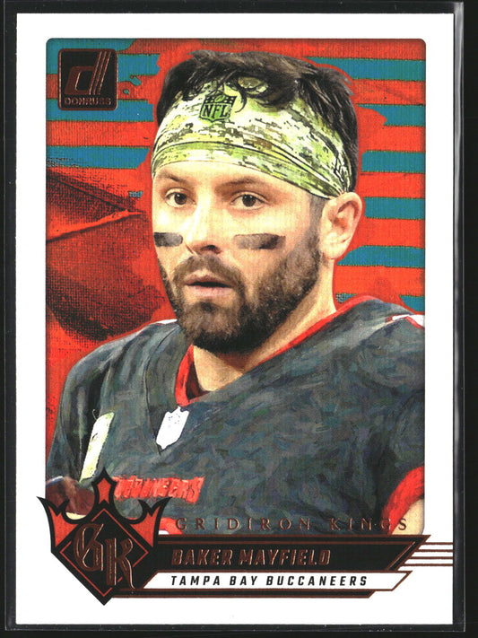 Baker Mayfield 2024 Donruss 13 Gridiron Kings Tampa Bay Buccaneers