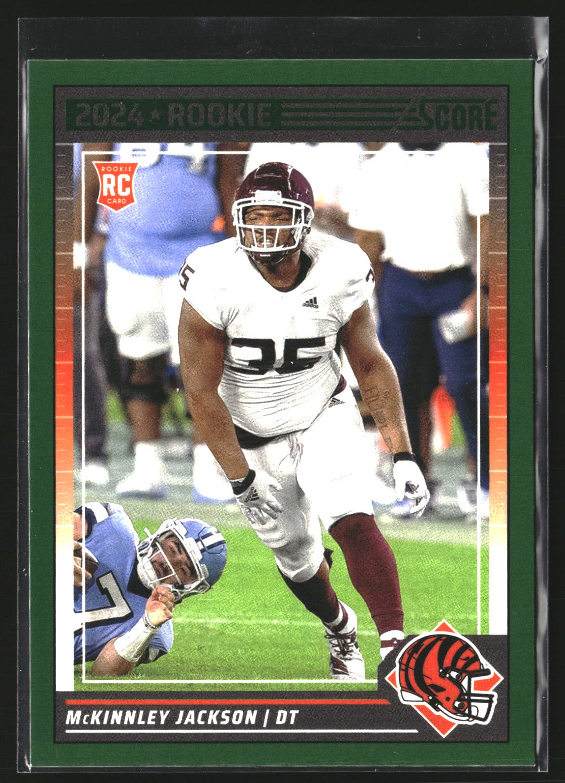 McKinnley Jackson 2024 Score 398 Green RC RC Cincinnati Bengals