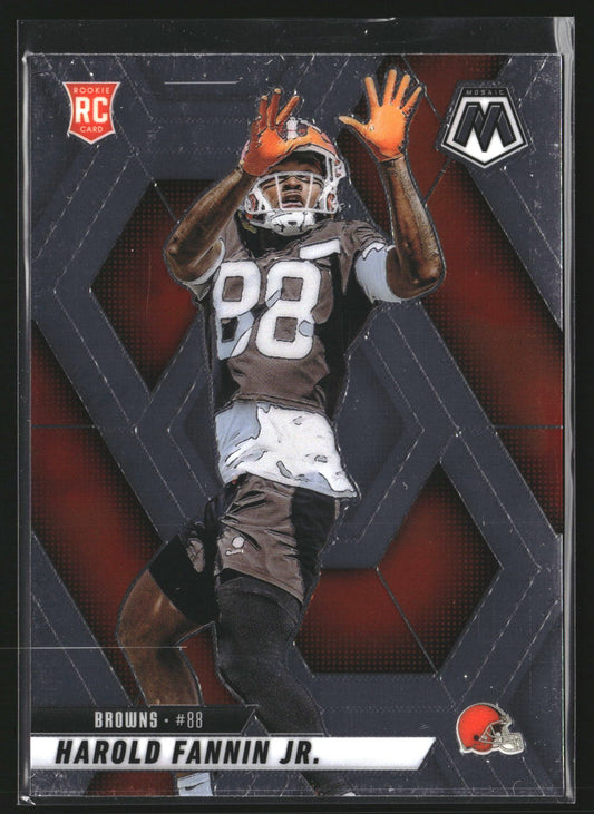 Harold Fannin Jr. 2025 Panini Mosaic 384 RC RC Cleveland Browns