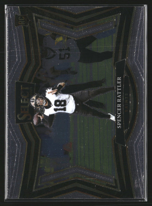 Spencer Rattler 2024 Panini Select 493 RC RC New Orleans Saints
