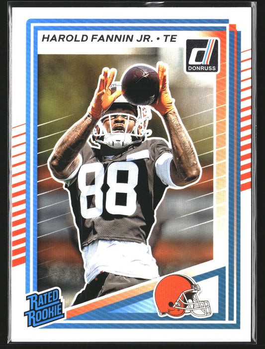 Harold Fannin Jr. 2025 Donruss 373 RC RC Cleveland Browns