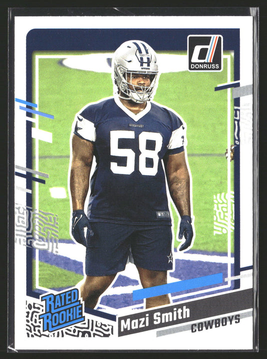 Mazi Smith 2023 Donruss 326 RC RC Dallas Cowboys
