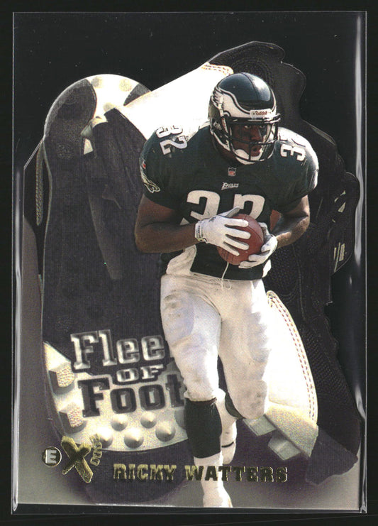 Ricky Watters 1997 SkyBox E-X2000 16 Fleet-of-Foot Philadelphia Eagles