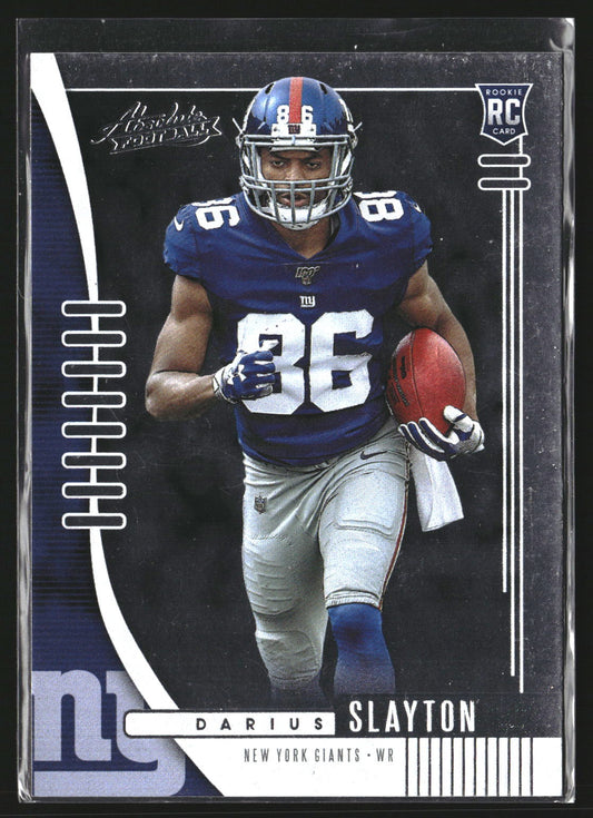 Darius Slayton 2019 Panini Absolute 108 RC RC New York Giants