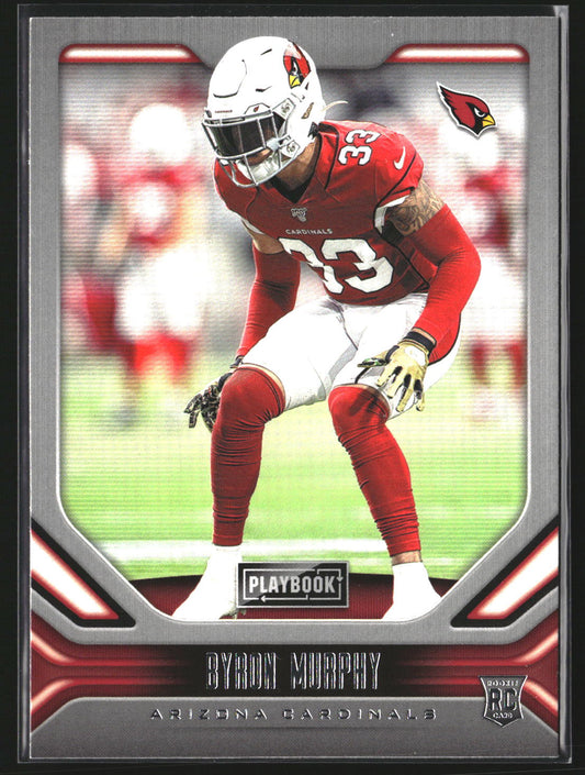 Byron Murphy 2019 Panini Playbook 156 RC RC Arizona Cardinals
