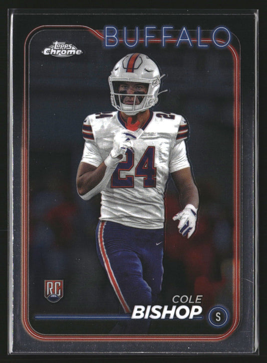 Cole Bishop 2024 Topps Chrome 263 RC RC Buffalo Bills