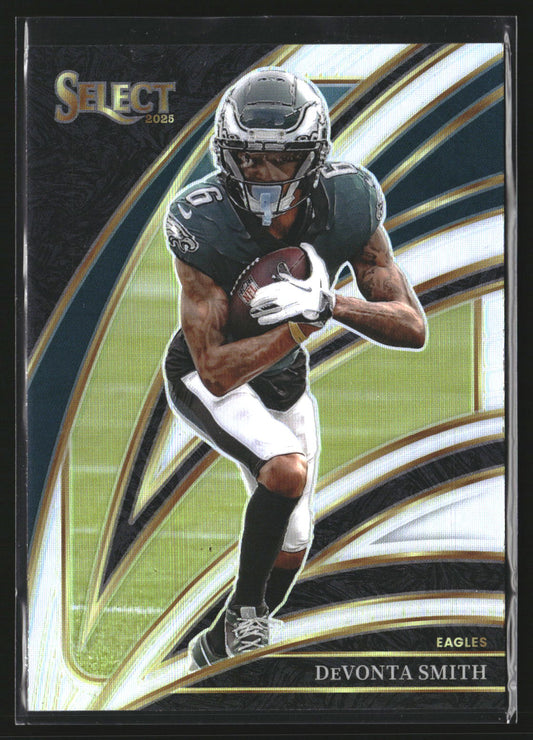 DeVonta Smith 2025 Panini Select 290 Silver Prizm Philadelphia Eagles