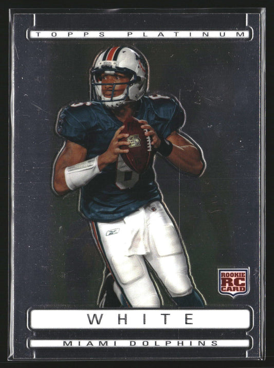 Pat White 2009 Topps Platinum 139 RC RC Miami Dolphins